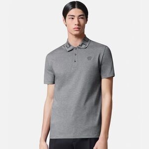 NWT VERSACE GRECA SHORT SLEEVE POLO SHIRT